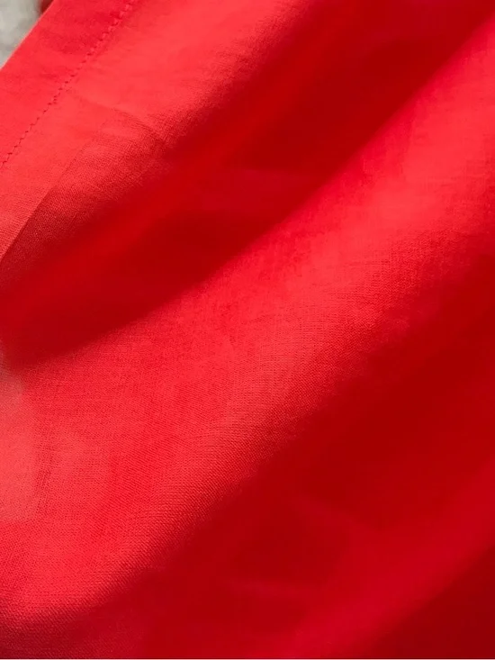 Brooks Brothers Vibrant Orange-Red Midi Button-Front Skirt -EUC - Picture 9 of 11